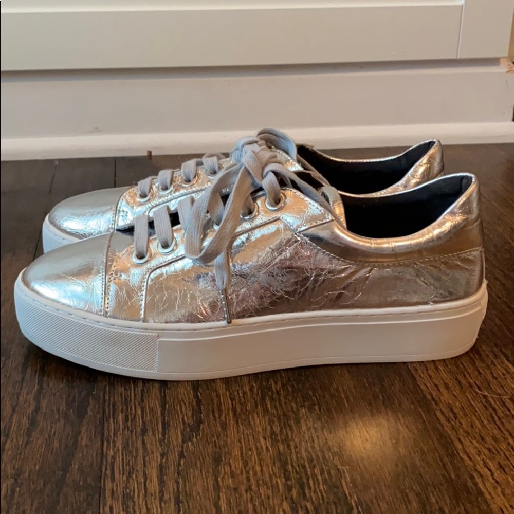 Rebecca Minkoff Silver Tennies